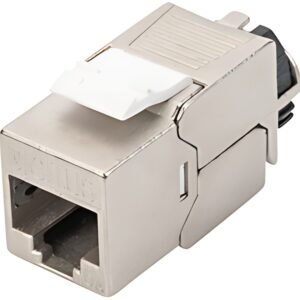 DIGITUS Module Keystone cat. 6A, blindé, gris