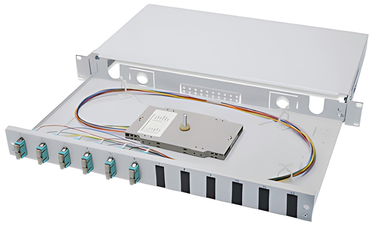 DIGITUS boîte d'épissure à fibres optiques OM3, équipée,