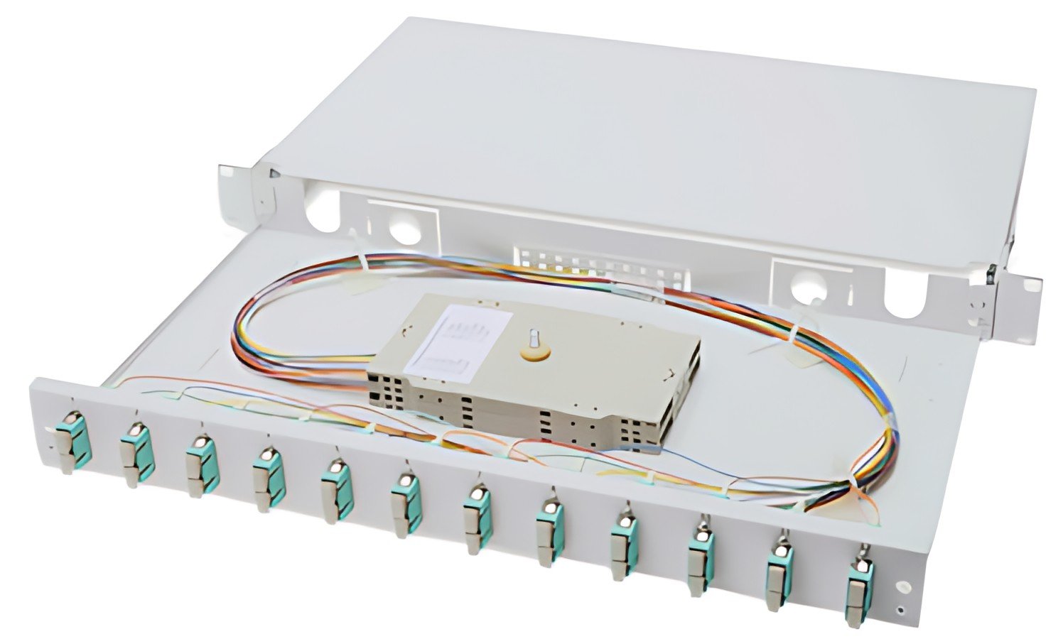 DIGITUS boîte d'épissure à fibres optiques om3 équipée,