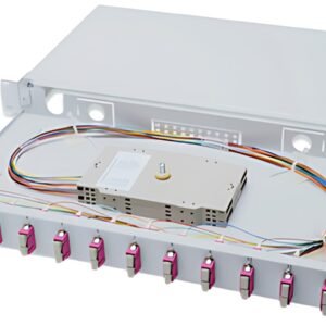 DIGITUS boîte d'épissure à fibres optiques OM4, équipée,