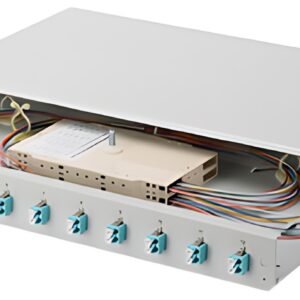 DIGITUS boite d'épissure 19" à fibres optiques, OM3, équipée