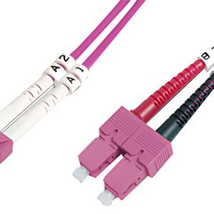 DIGITUS Câble Patch à fibres optiques, LC-Duplex - SC-Duplex