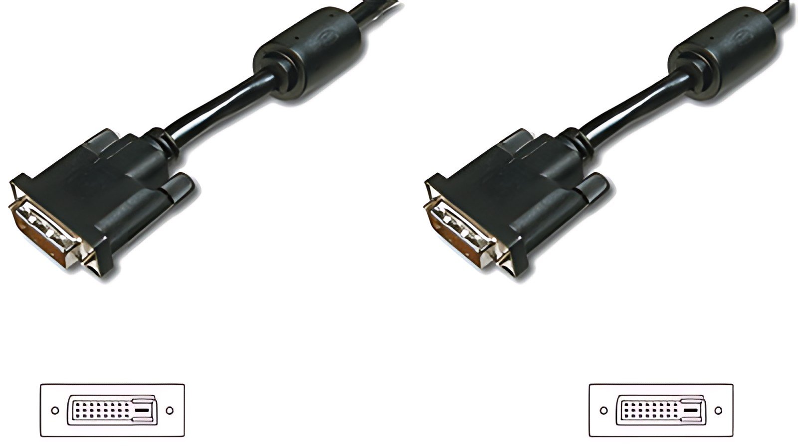 DIGITUS Câble DVI-D 24+1, Dual Link, 5,0 m