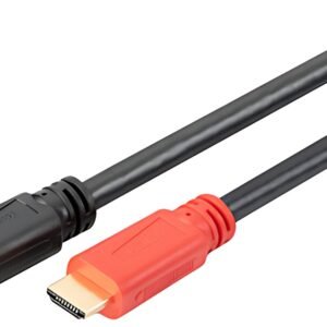 DIGITUS Câble HDMI pour écran, avec amplificateur, 15,0 m
