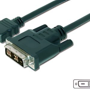 DIGITUS Câble pour moniteur HDMI - DVI-D 18+1, 3,0 m