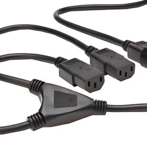 DIGITUS Câble d'alimentation en Y, 1,7 m, fiche C14