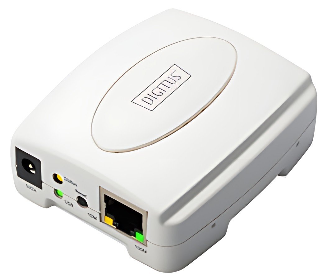 DIGITUS Serveur d'impression, Fast Ethernet, 1 x USB 2.0