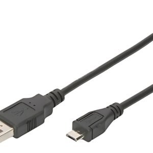 DIGITUS Câble de connexion USB 2.0, USB-A-micro USB-B, 1,8 m