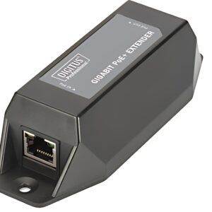 DIGITUS Extenseur Gigabit PoE +, 100 m, couleur: noir