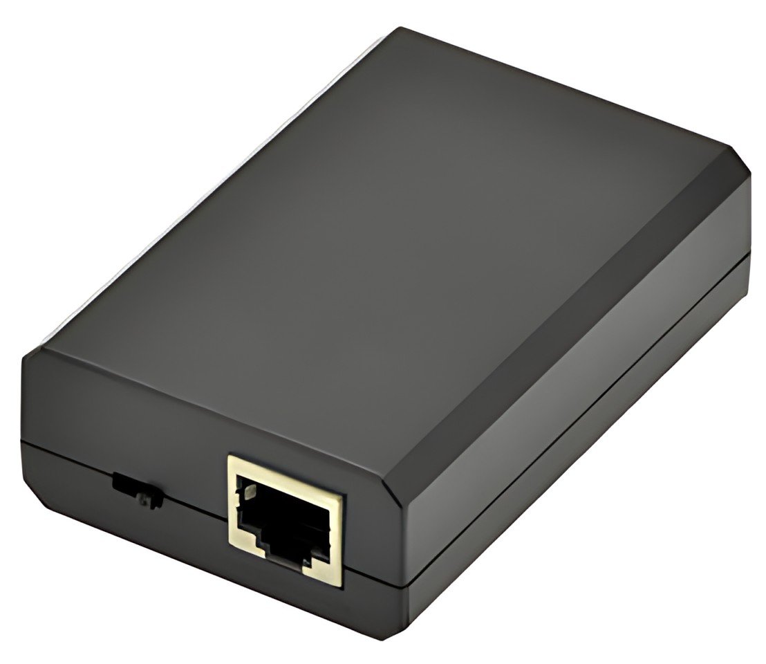DIGITUS Répartiteur PoE+ Gigabit, RJ45 - RJ45, 24W, noir