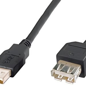 DIGITUS Rallonge USB 2.0, noir, 1,8 m