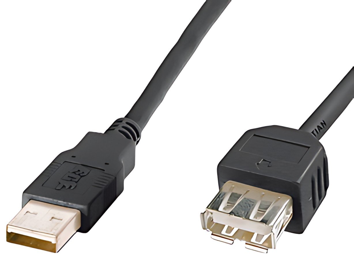 DIGITUS Rallonge USB 2.0, noir, 3,0 m
