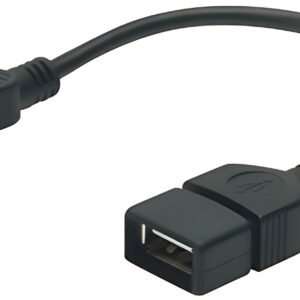DIGITUS Câble adaptateur USB 2.0, mini USB-B - USB-A, 0,2 m