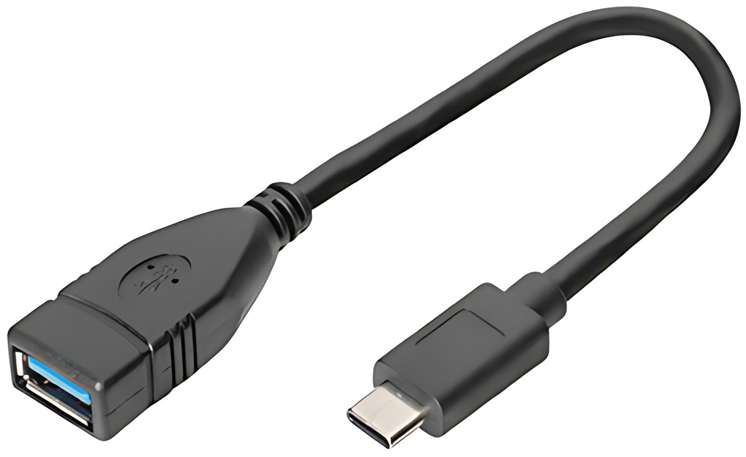 DIGITUS Câble adaptateur USB 3.0, USB-C - USB-A, 0,15 m