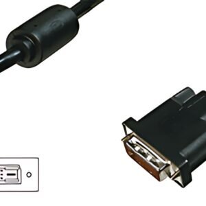 DIGITUS Rallonge DVI, 5,0 m, noir