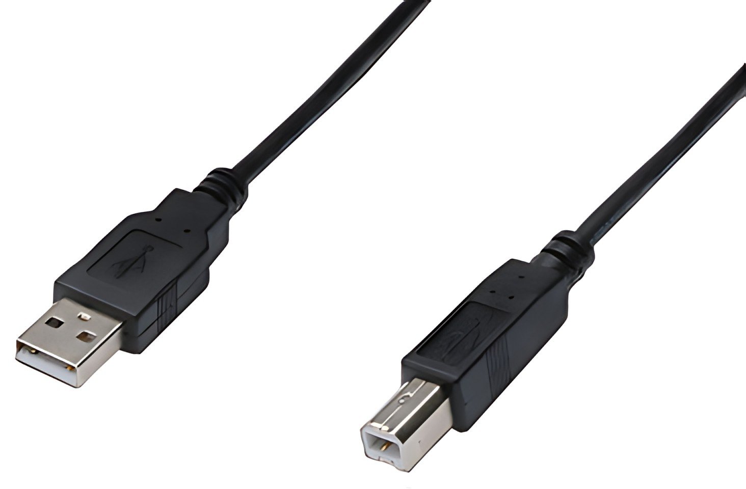 DIGITUS Câble de raccordement USB, USB-A - USB-B mâle, 0,5 m