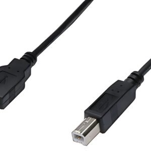 DIGITUS Câble de raccordement USB, USB-A - USB-B mâle, 1,8 m