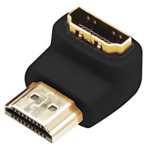 DIGITUS Adaptateur HDMI courbé à 90 degrés, HDMI-A