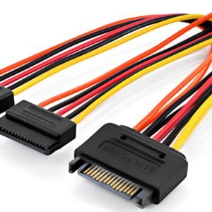 DIGITUS Câble d'alimentation interne en Y, SATA 15 broches