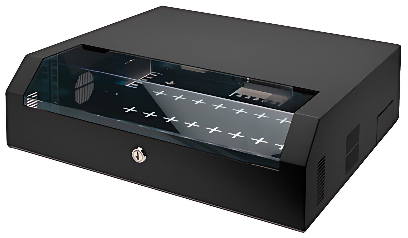 DIGITUS Coffret mural 19" SoHo Slim, 5 U, noir