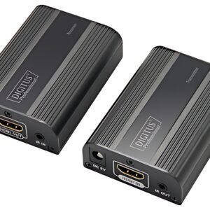 DIGITUS Kit amplificateur 4K HDMI, 4K/60Hz, HDMI 2.0, 30/60m