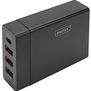 DIGITUS Adaptateur de charge universel USB, 4 ports, noir
