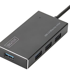 DIGITUS Hub USB 3.0 Super Speed, 4 ports, avec alimentation