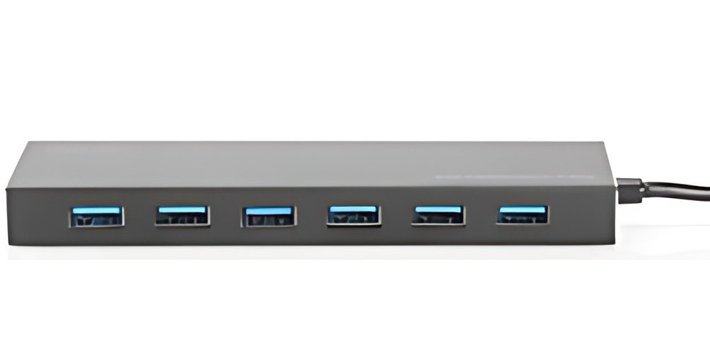 DIGITUS Hub USB 3.0 Super Speed, 7 ports, avec alimentation
