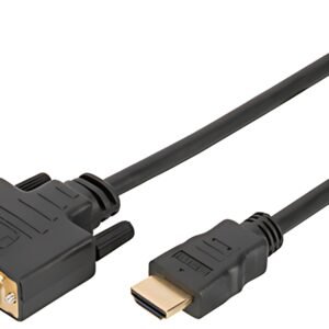 DIGITUS Câble d'adaptateur HDMI, HDMI-A - DVI, 2,0 m, noir
