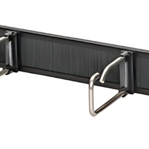 DIGITUS Panneau de rangement 19", 1U, 5 guide-cables, noir