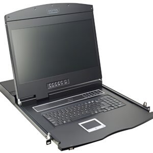 DIGITUS Console modulaire 19", 8 ports Cat.5  clavier-vidéo-