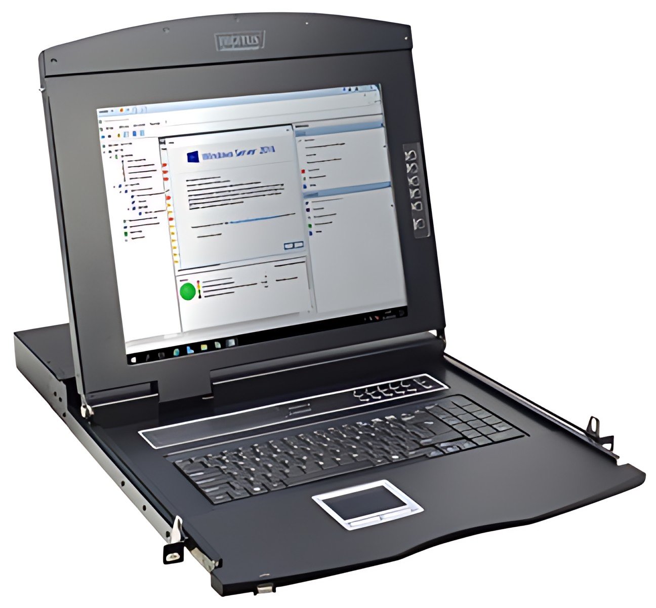 DIGITUS 19" Modulare Konsole mit KVM-Switch, 1-Port