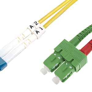 DIGITUS Câble patch à fibres optiques, LC-Duplex - SC-Duplex