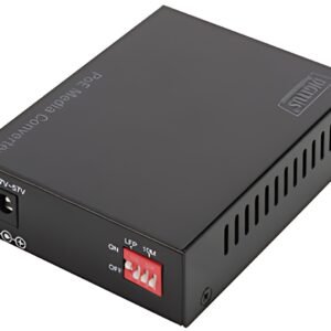 DIGITUS Convertisseur de médias Gigabit PoE, RJ45 / SFP, PSE