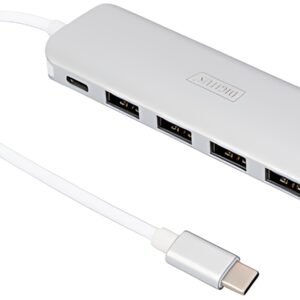 DIGITUS Hub USB-C 3.0, 4 ports, argent