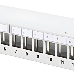 DIGITUS Panneau de brassage modulaire Desktop, 12 ports