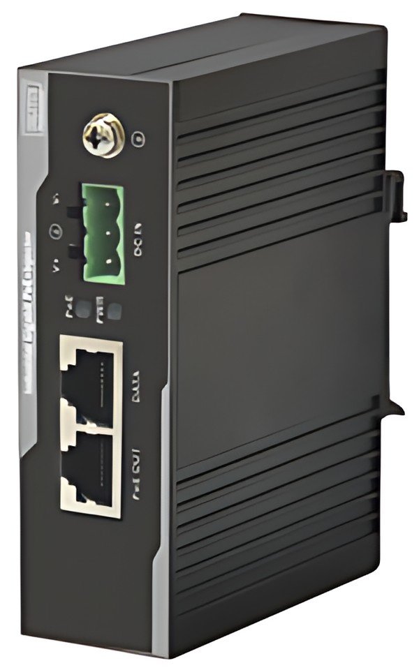 DIGITUS Injecteur industriel Gigabit PoE+ 802.3 af/at