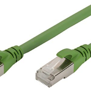 DIGITUS Câble de brassage, Cat.6A, S/FTP, 25,0 m, vert