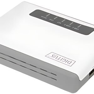 DIGITUS Serveur réseau multifonctions sans fil 2 ports USB