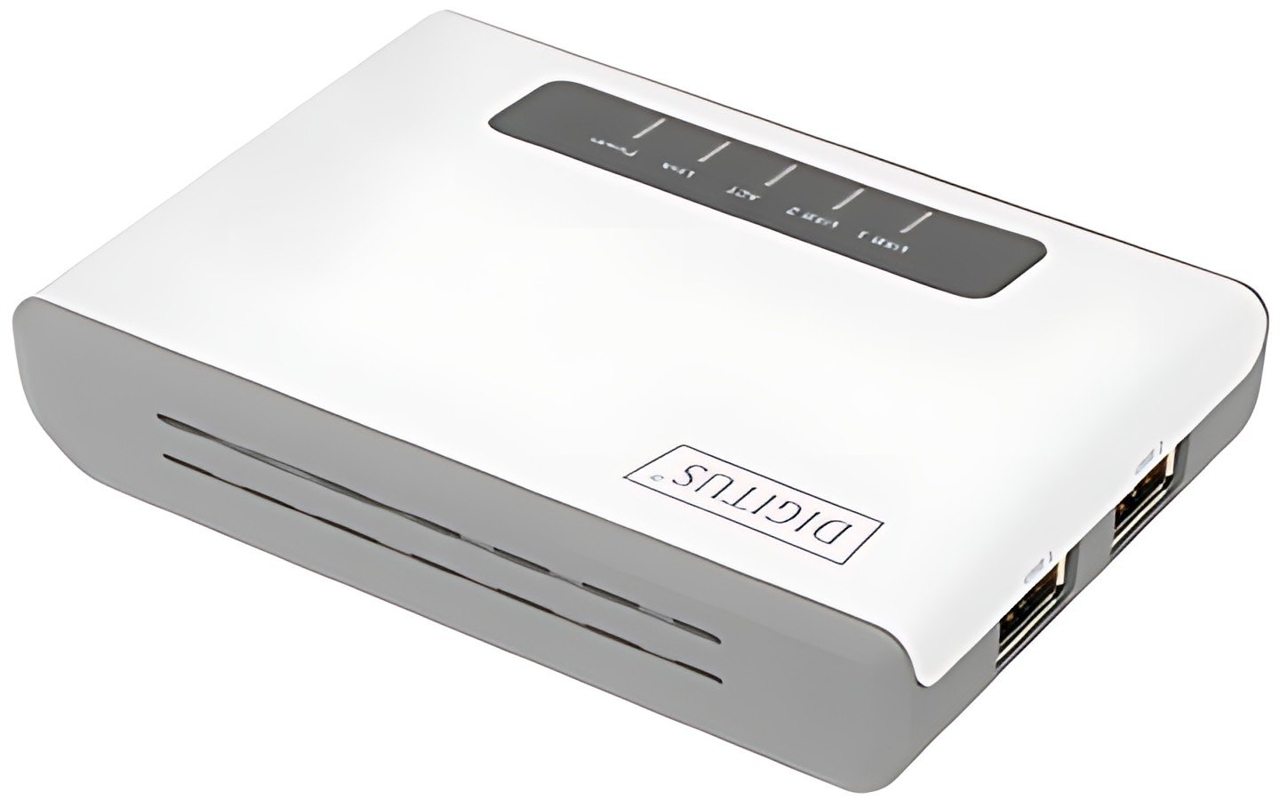 DIGITUS Serveur réseau multifonctions sans fil 2 ports USB