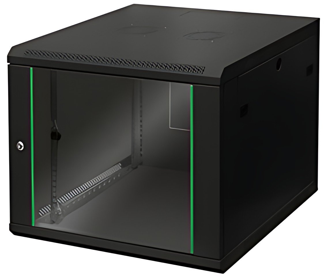 DIGITUS Boîtier mural 19" Dynamic Basic, 9 U, noir