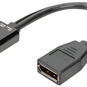 DIGITUS Adaptateur HDMI 4K vers DisplayPort, 0,2 m, noir