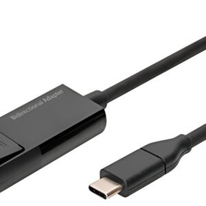 DIGITUS Câble adaptateur bidirectionnel USB Typ C vers DP