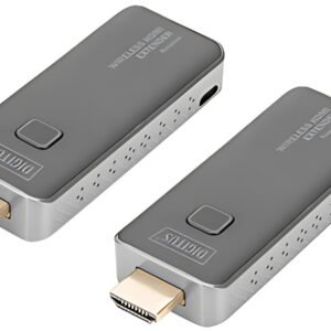DIGITUS Kit d'extension sans fil HDMI, 50 m, noir