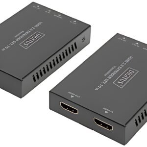 DIGITUS Kit d'extension HDMI, 4K/60Hz, 70 m, noir