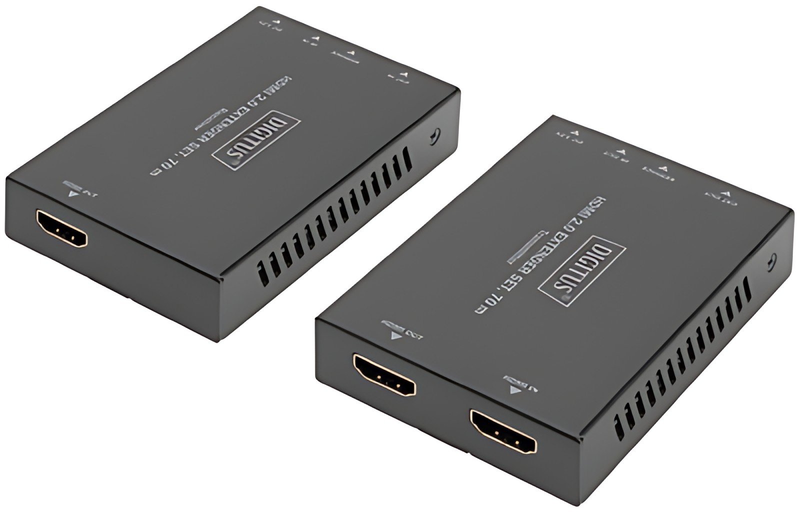 DIGITUS Kit d'extension HDMI, 4K/60Hz, 70 m, noir