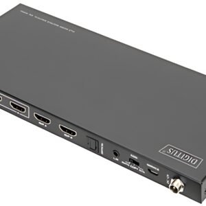 DIGITUS Commutateur matriciel HDMI 4x2, 4K/60Hz, noir