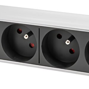 DIGITUS Multiprise 10" avec profilé aluminium, 4 prises