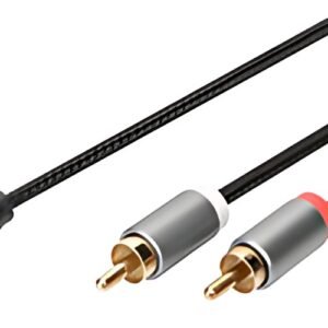 DIGITUS Câble adaptateur audio stéréo, jack - RCA, 1,8 m