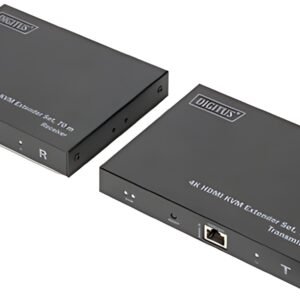 DIGITUS Kit d'extension KVM HDMI 4K, 70 m